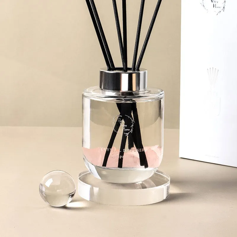 100ml Diffuser With Rose Quartz Crystals - Compassion Scent