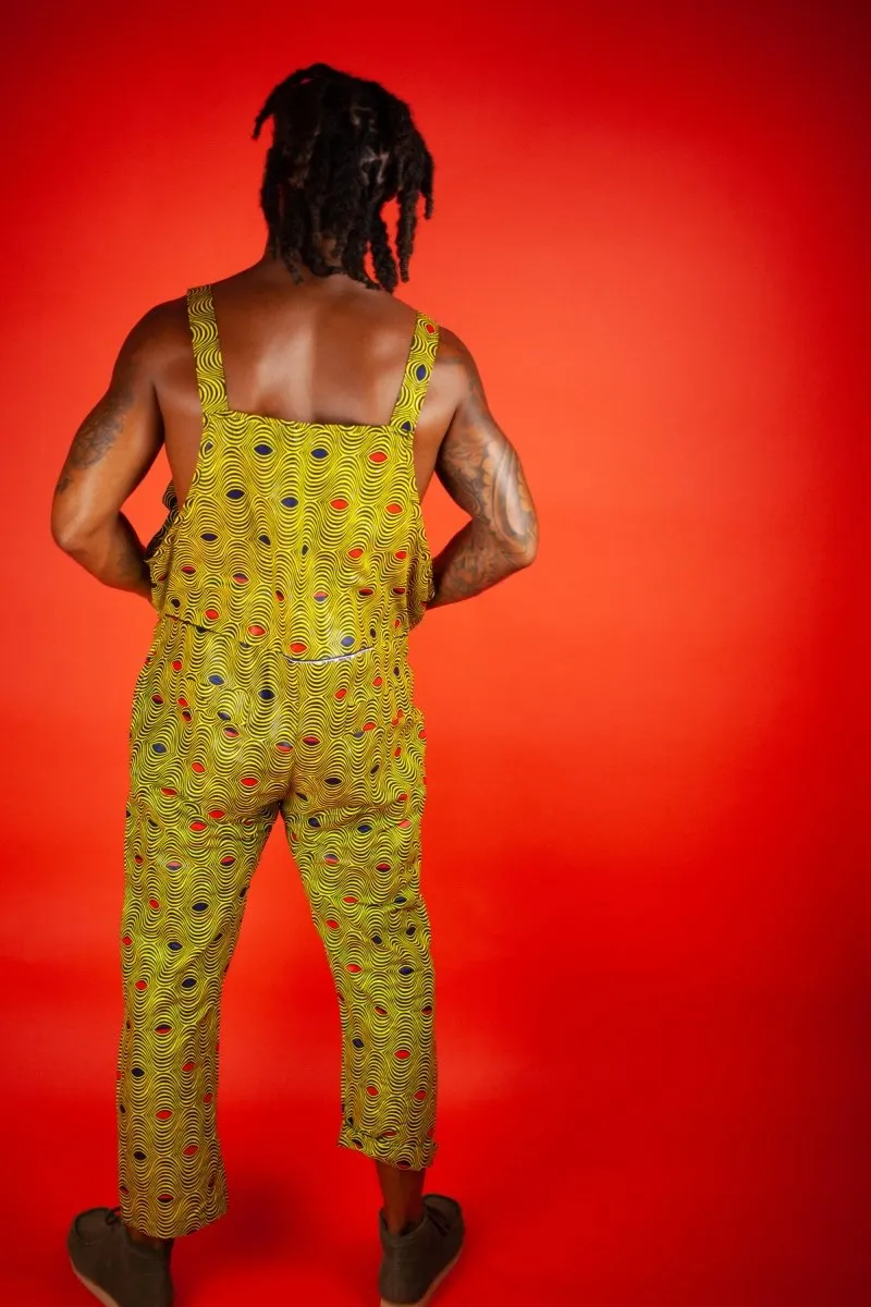 African Dungarees in Yellow Optical