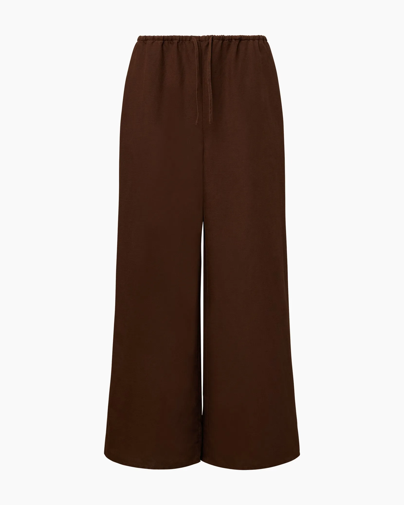 Air Linen Drawstring Pant | Hickory