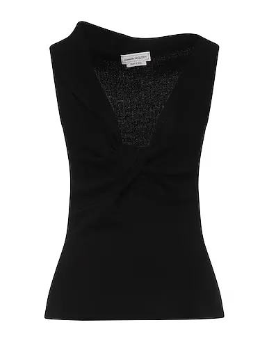 alexander mcqueen  |Casual Style Wool Sleeveless Street Style V-Neck Plain