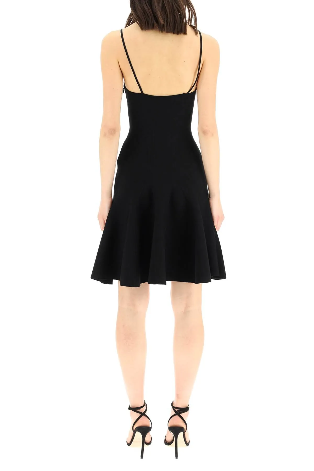 Alexander McQueen Sleeveless Flared Mini Dress