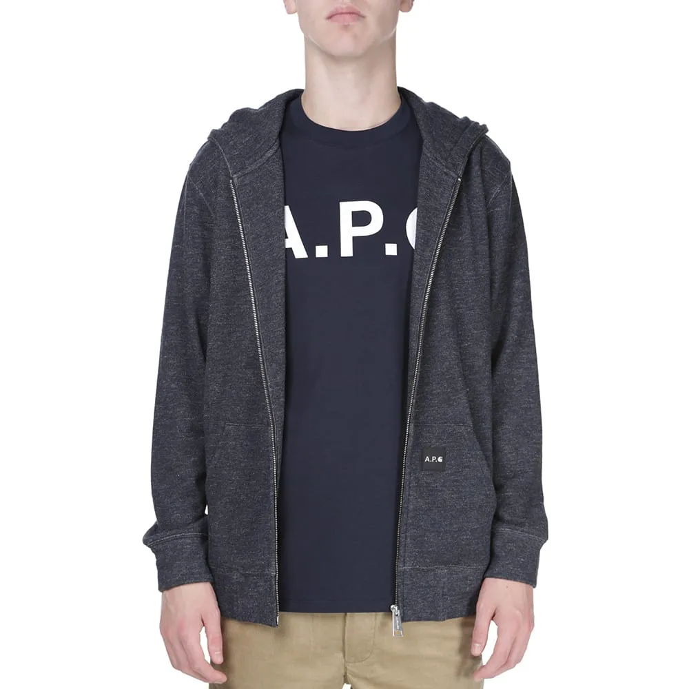 A.P.C. x Carhartt Logo TeeMarine