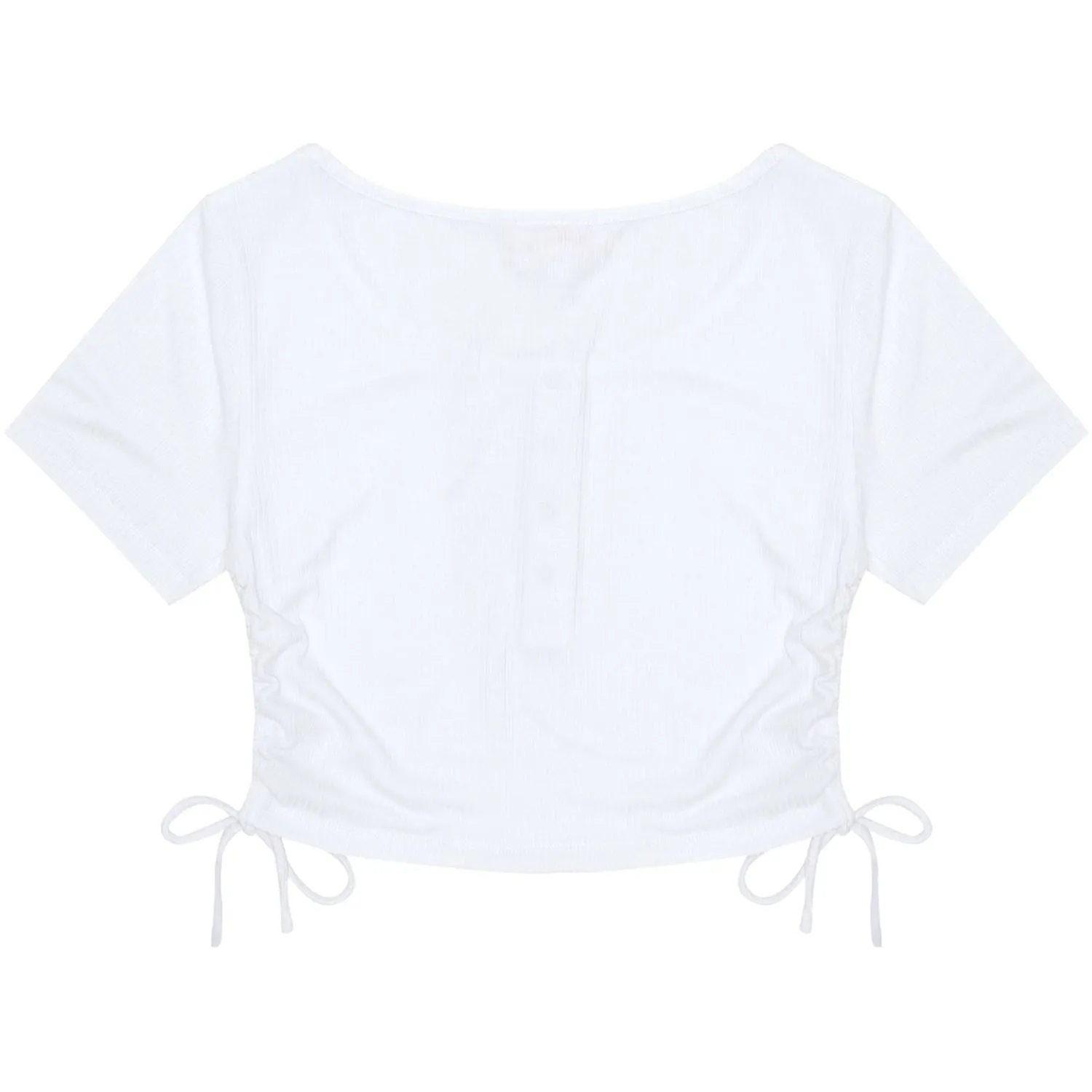 APEE DRAWSTRING SIDES CROPPED TOP LADIES