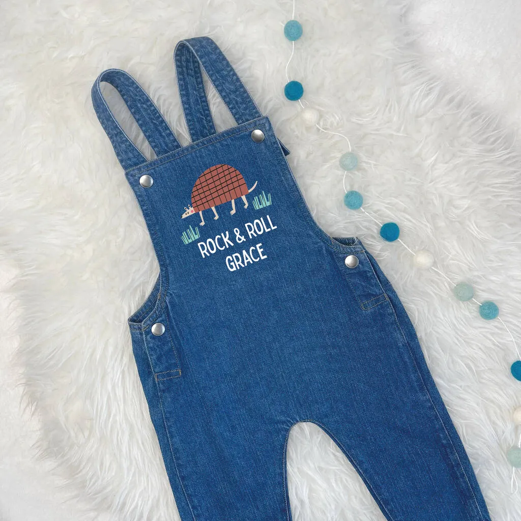 Armadillo Rock And Roll Baby Dungarees