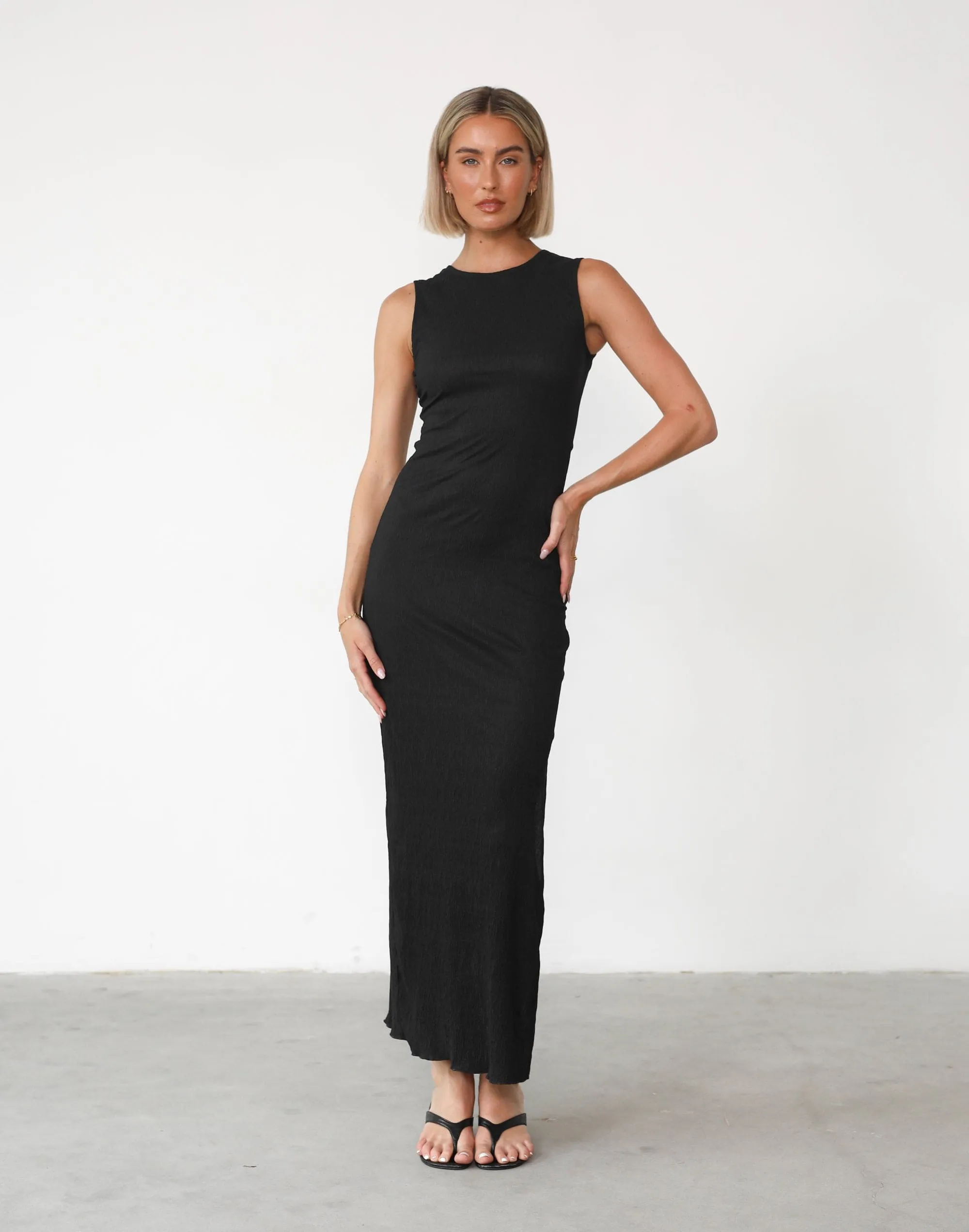 As It Was Maxi Dress (Black)