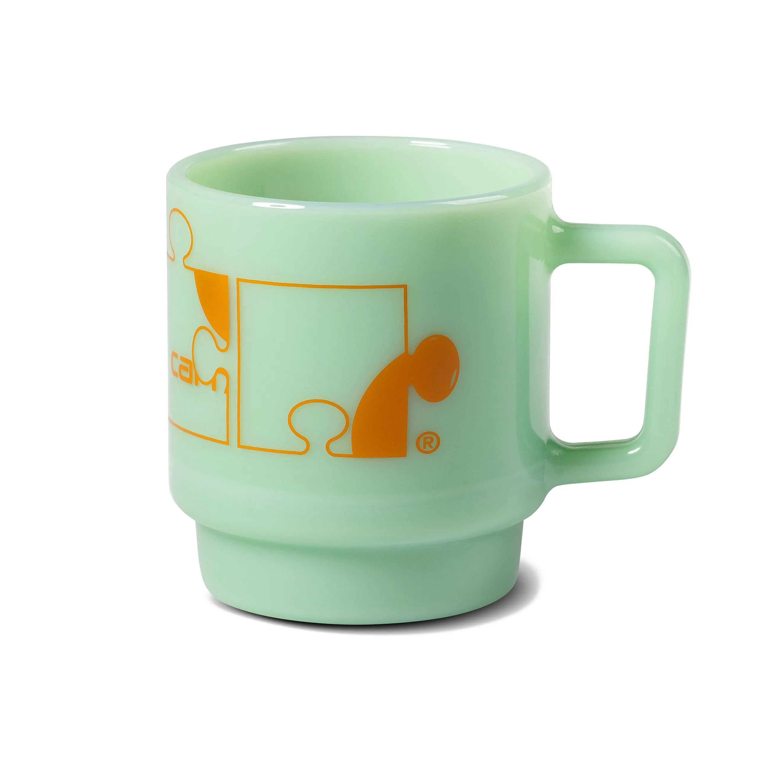 ASSEMBLE GLASS MUG JADE / CARHARTT ORANGE