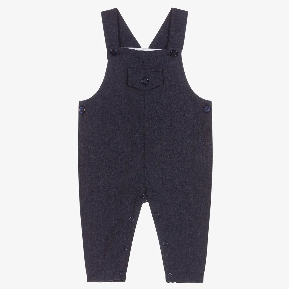 Baby Boys Blue Dungarees