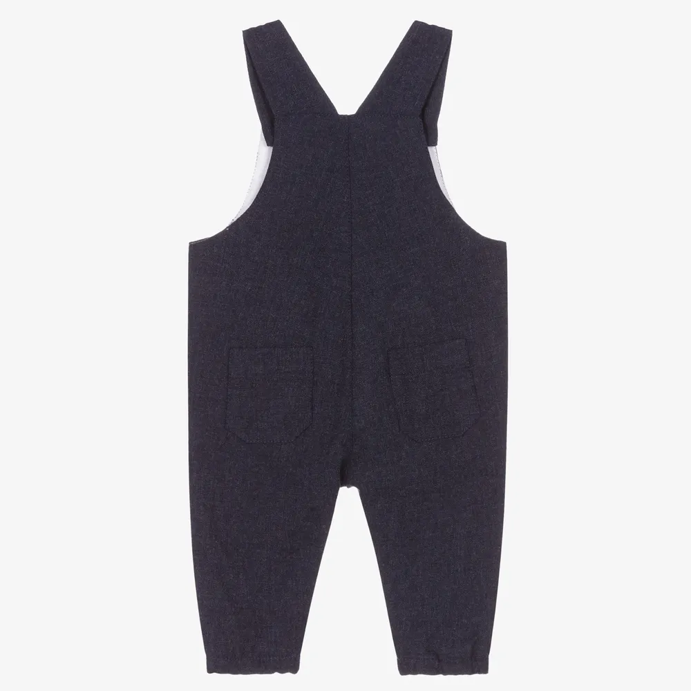 Baby Boys Blue Dungarees