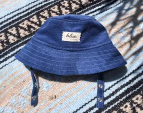 Baby Corduroy Bucket Hat | Pacific - Blue Corduroy