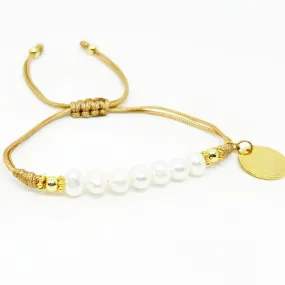 Ballerina White Pearl Bracelet