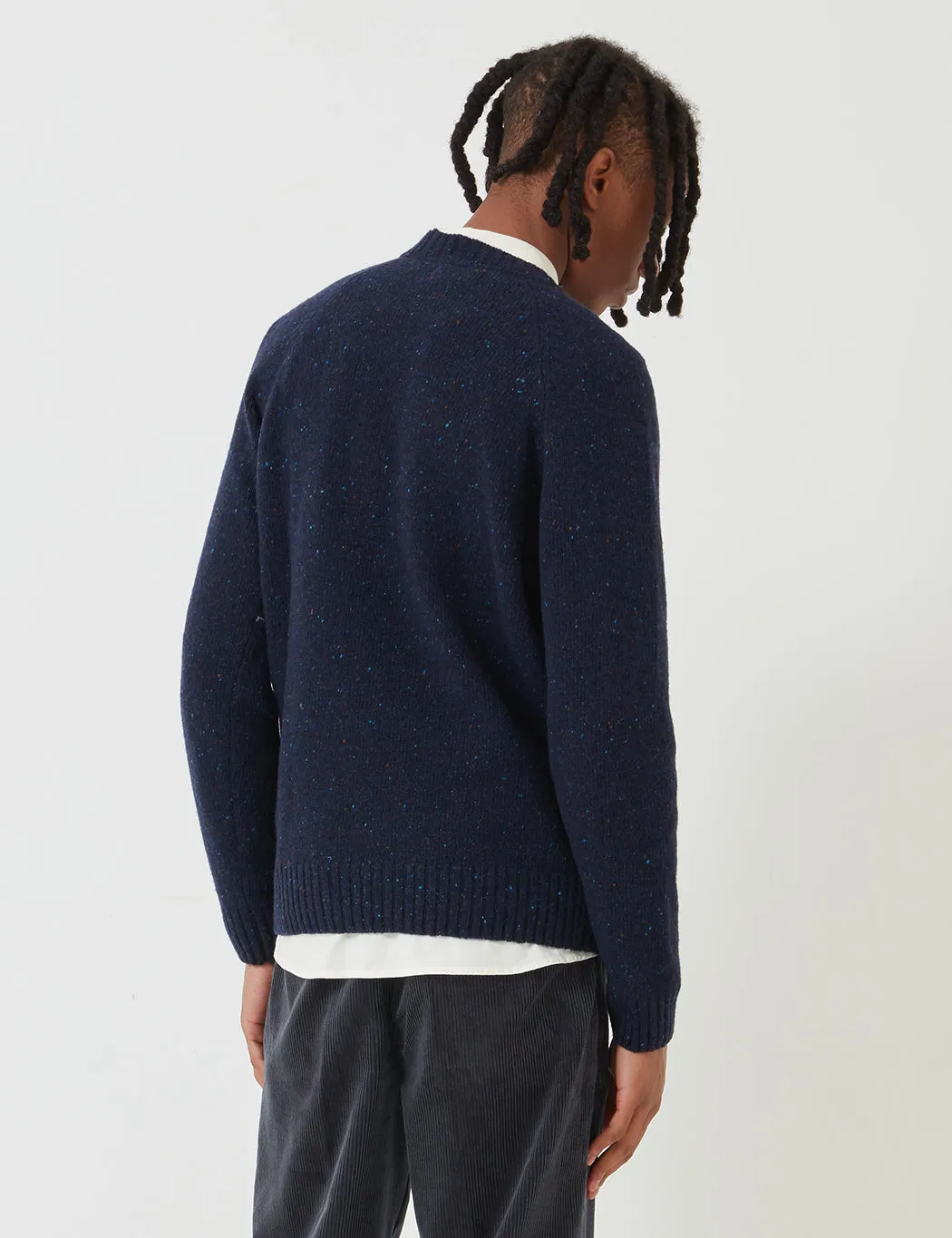 Barbour Netherton Knit Sweatshirt - Navy Blue