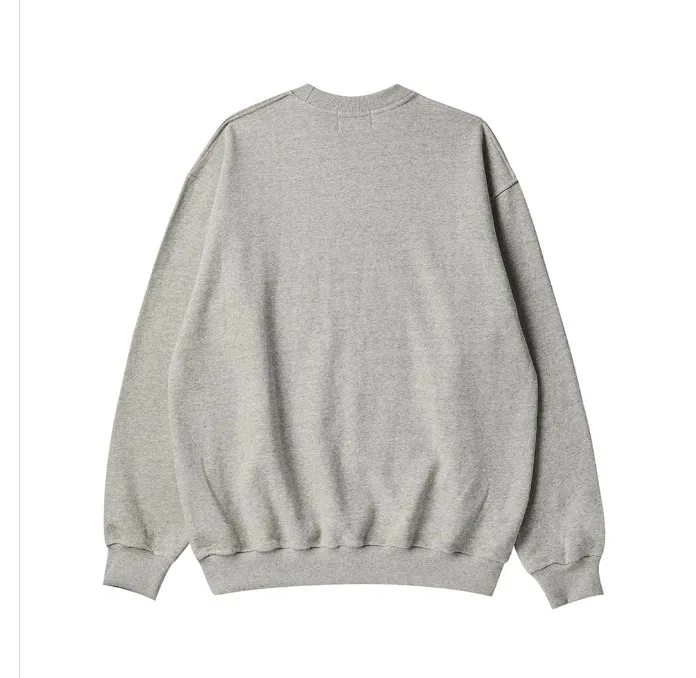 beyond closet  |Unisex U-Neck Long Sleeves Cotton Sweatshirts