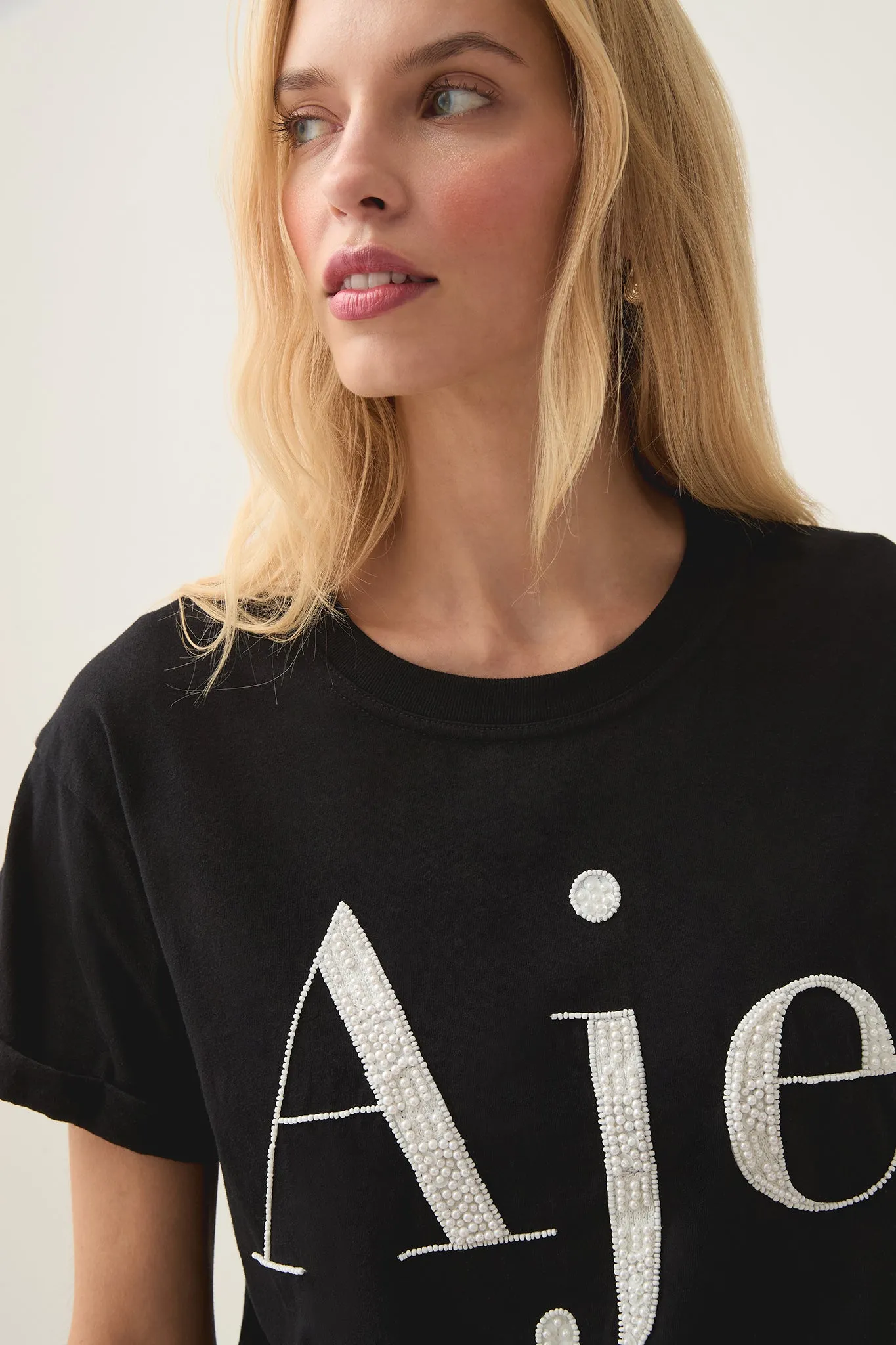 Beyond Embellished Logo Tee