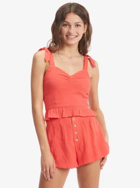 Beyond Me Strappy Top - Hibiscus