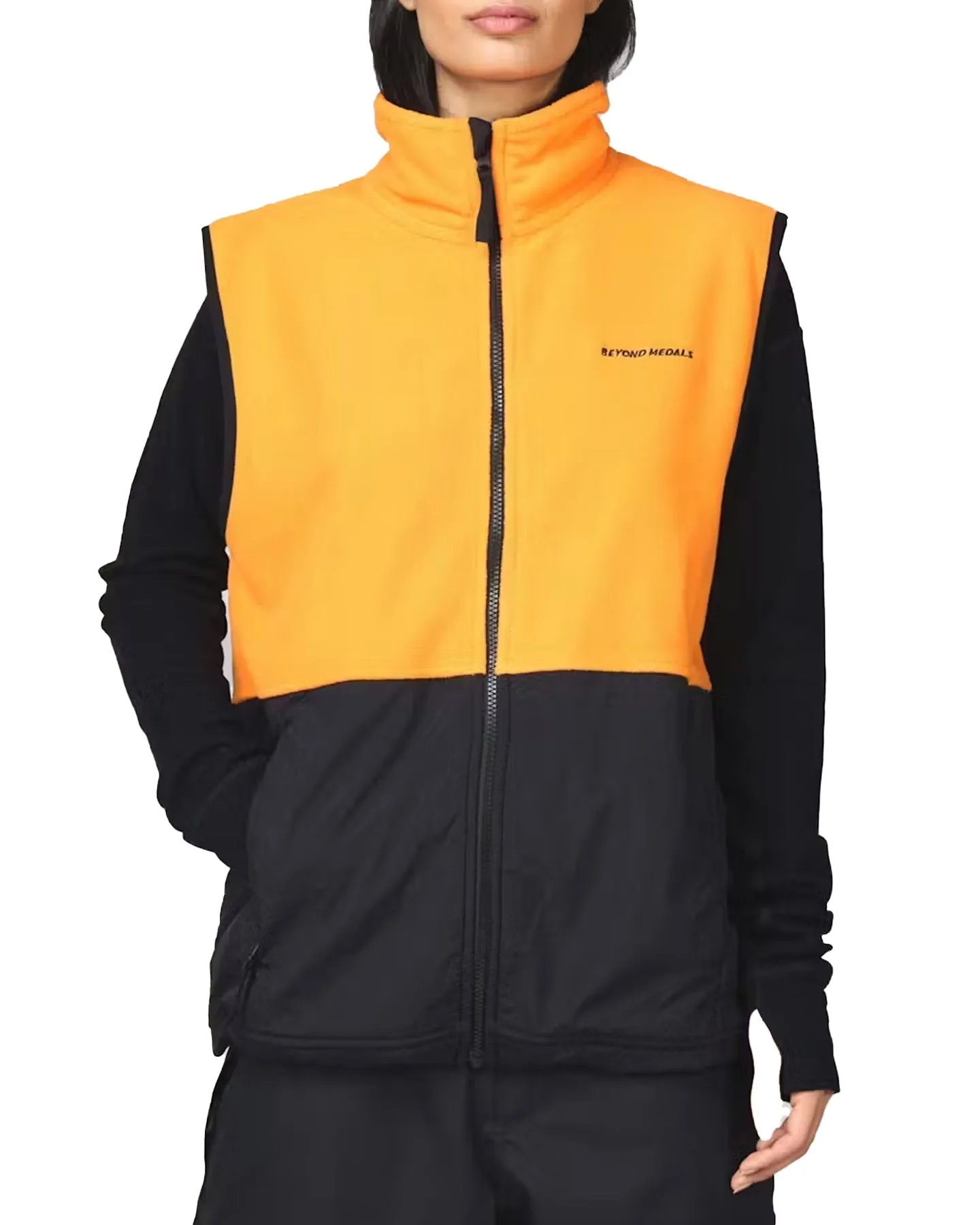 Beyond Medals Fleece Vest - Orange | Shop Coats & Jackets at Trojan Wake Ski Snow & Snow Skiers Warehouse