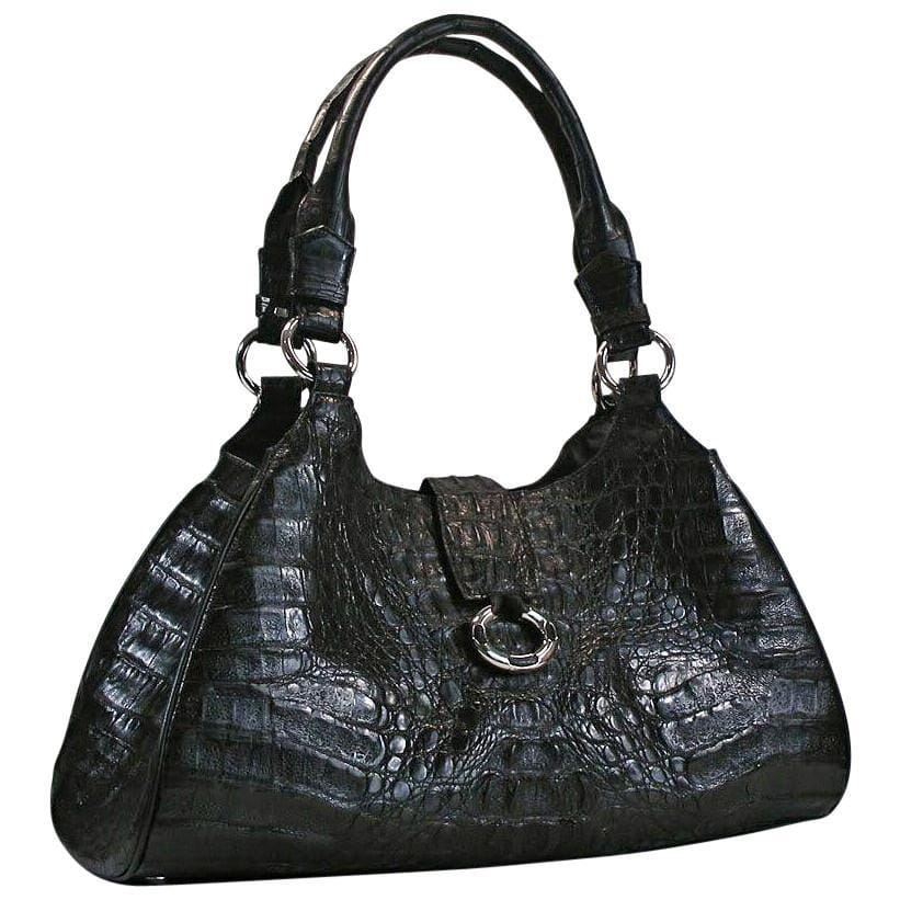 Black Crocodile Handbags