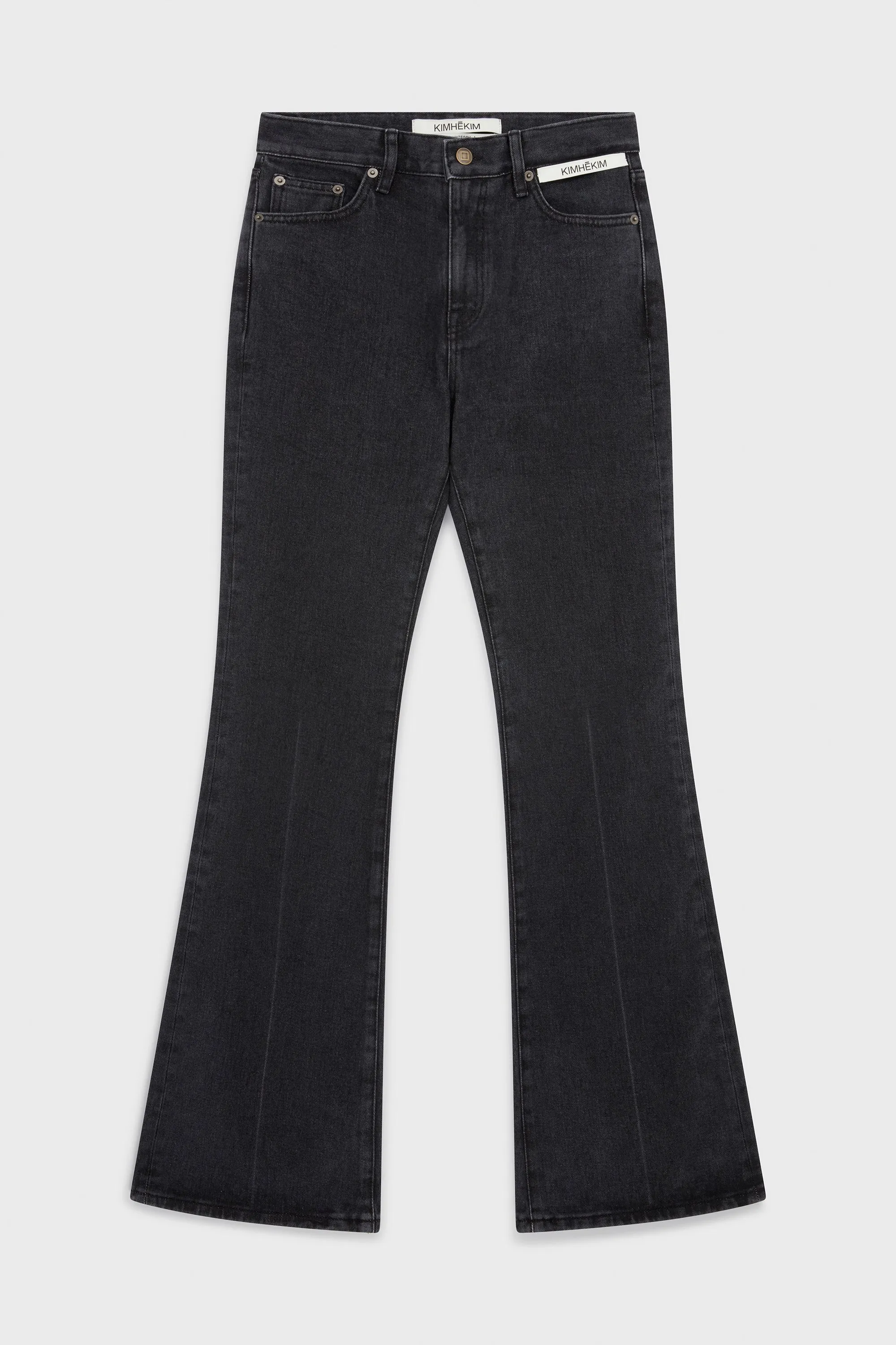 BLACK FLARED JEANS