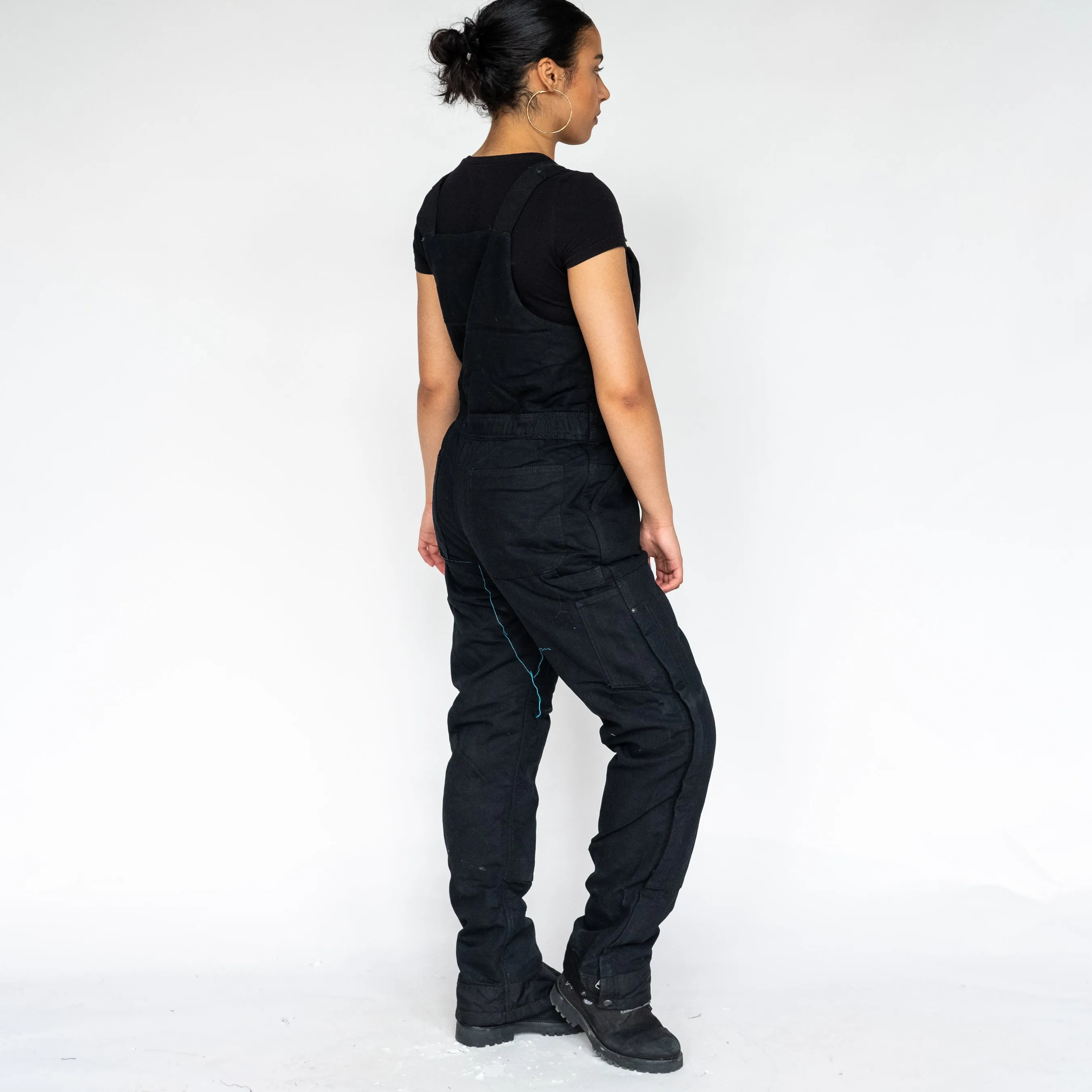 Black y2ks Carhartt Deadstock Denim Baggy Dungarees (L)