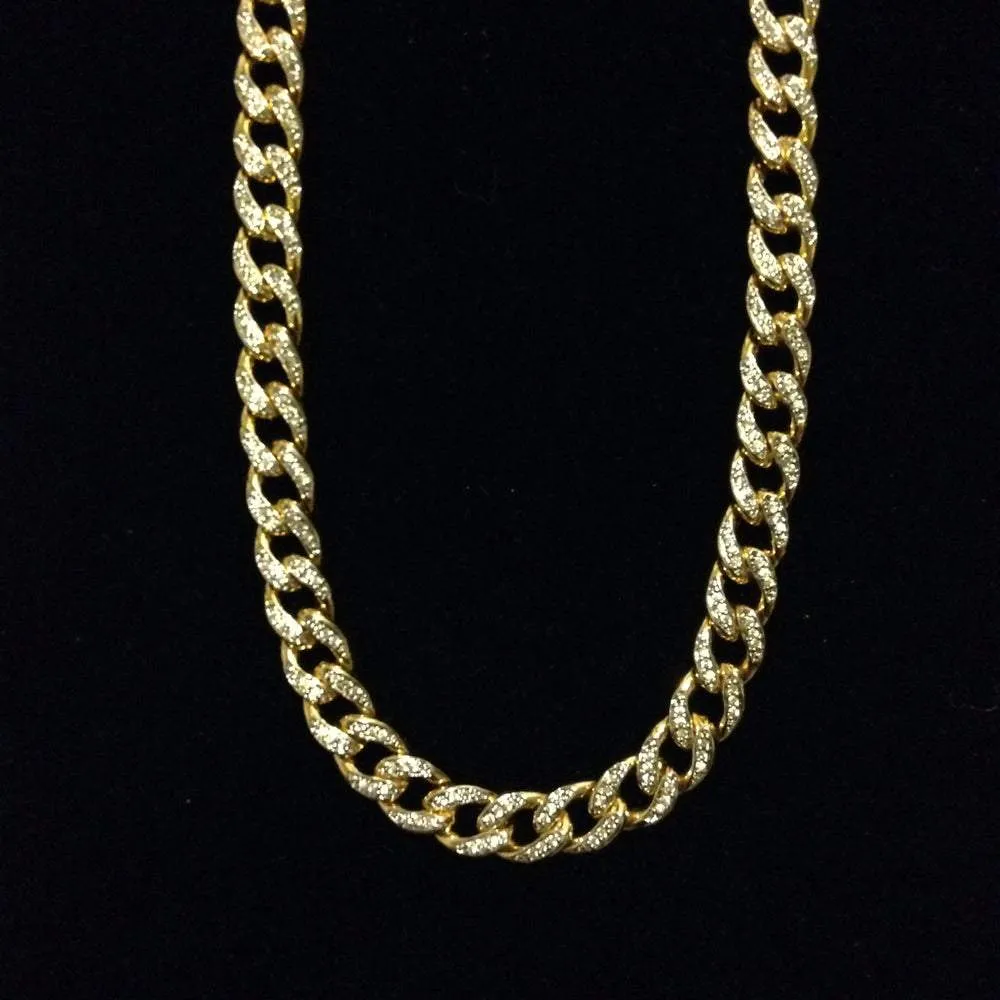 Blinged-Out C-Link Chain