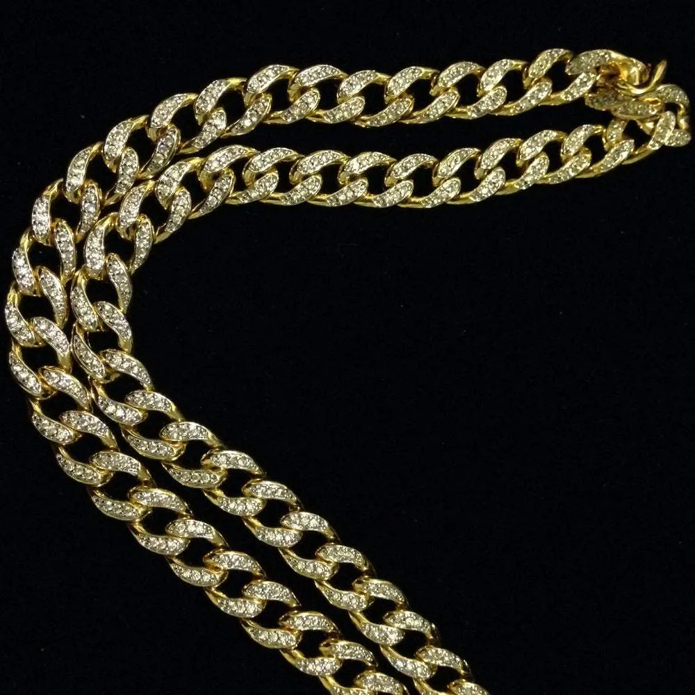 Blinged-Out C-Link Chain