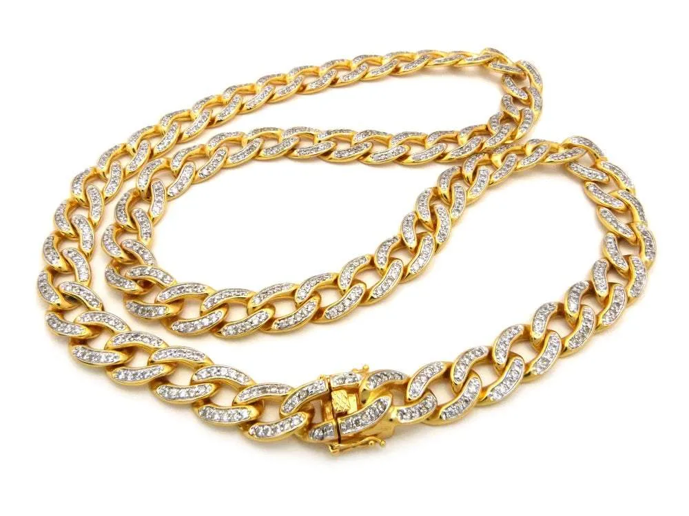 Blinged-Out C-Link Chain