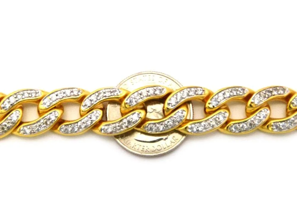 Blinged-Out C-Link Chain