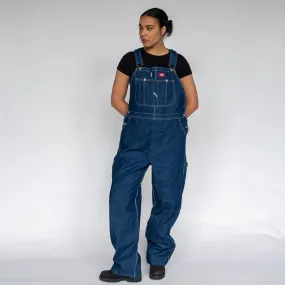 Blue 90s Dickies Deadstock Denim Baggy Dungarees (L)