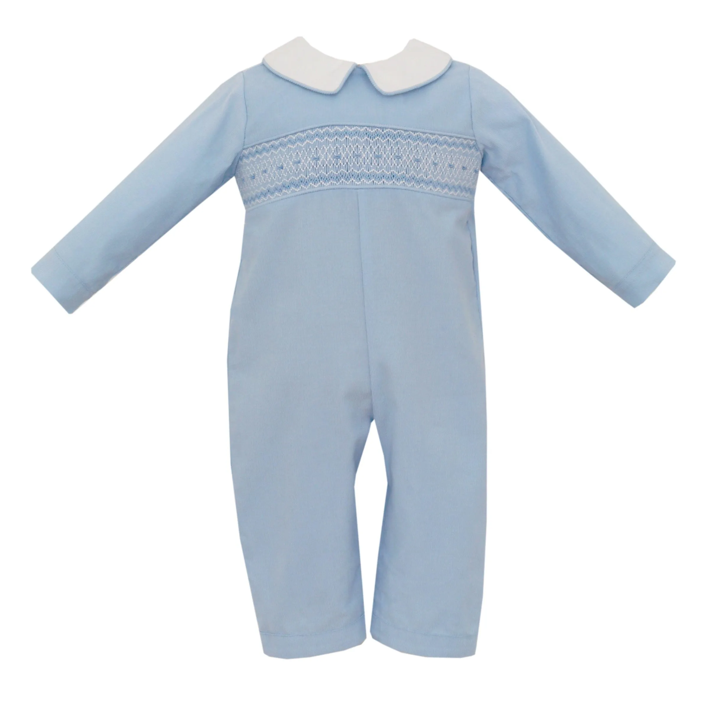 Blue Corduroy Romper