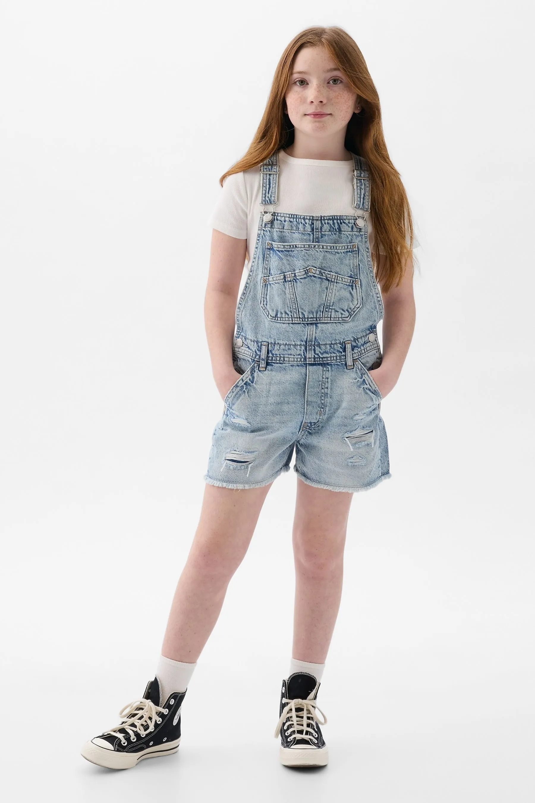 Blue Denim Dungarees (6-13yrs)