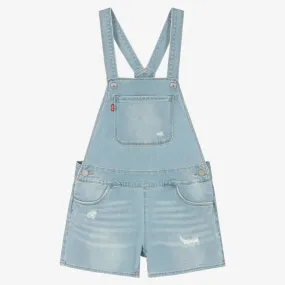 Blue Denim Short Dungarees