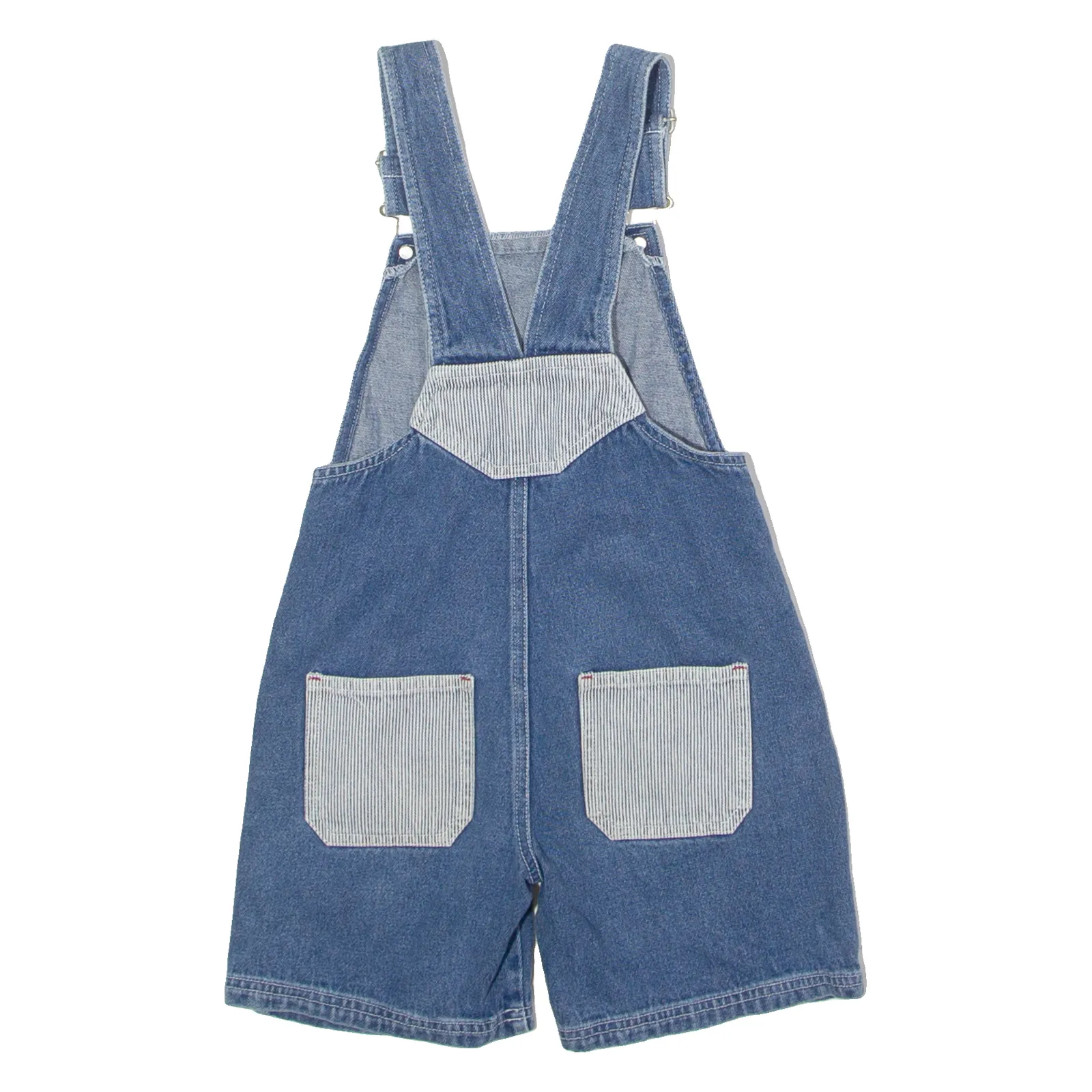 BLUES CLUES Embroidered Boys Dungarees Blue Denim 90s 4-5Y W22 L5