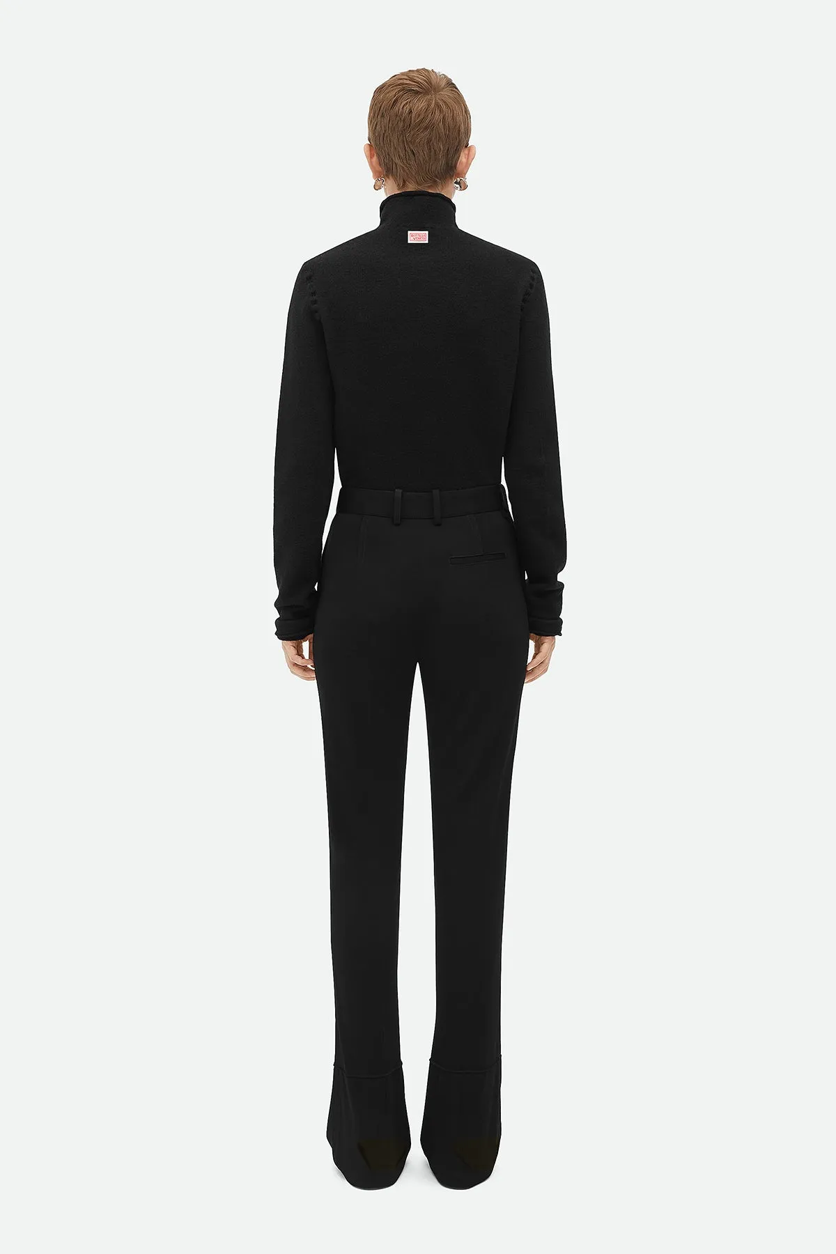 BOTTEGA VENETA | MATT VISCOSE JERSEY FLARED TROUSERS