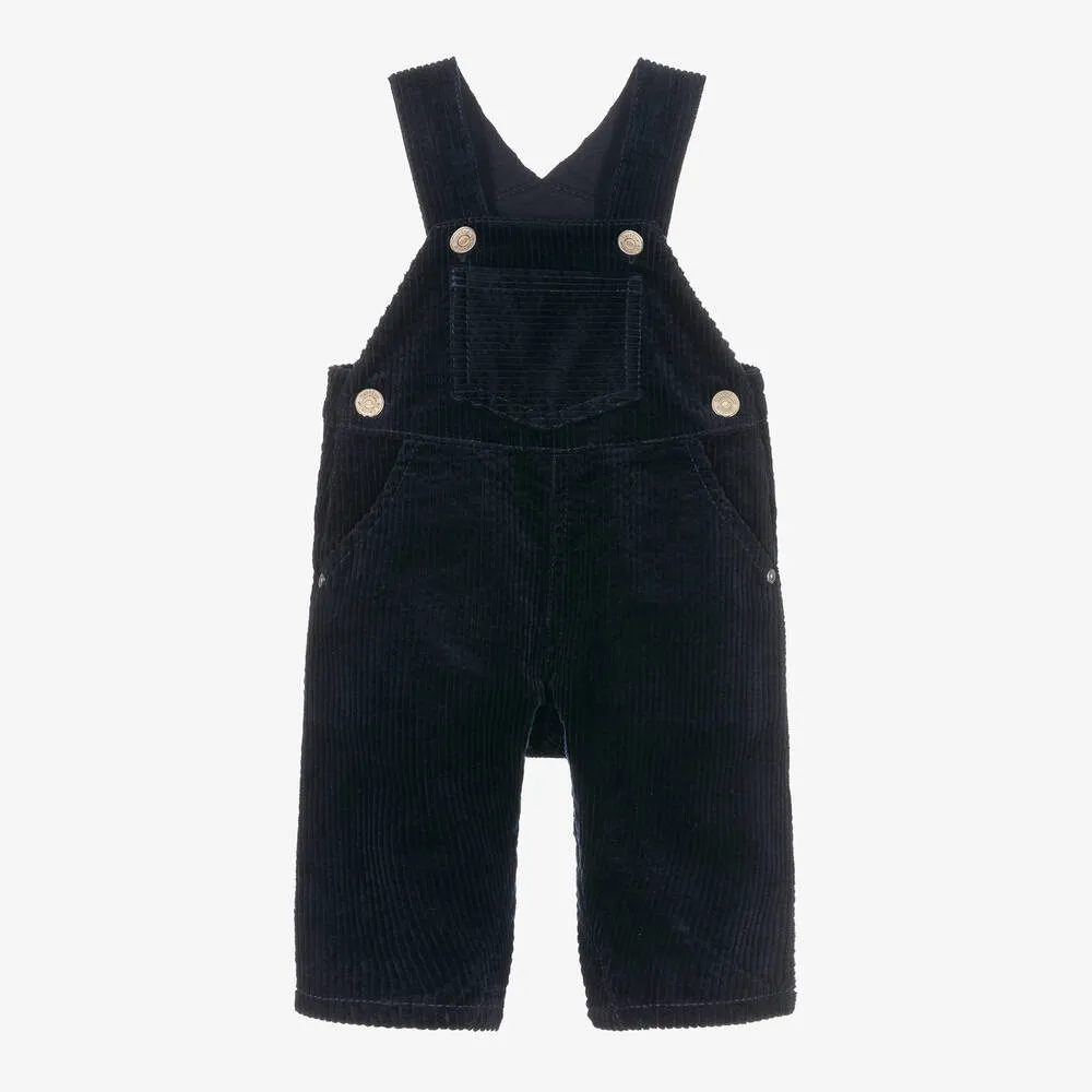 Boys Blue Corduroy Dungarees