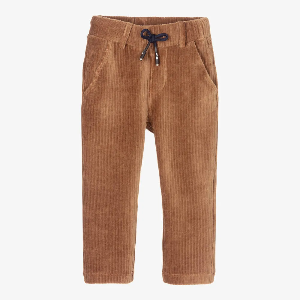 Boys Brown Corduroy Trousers