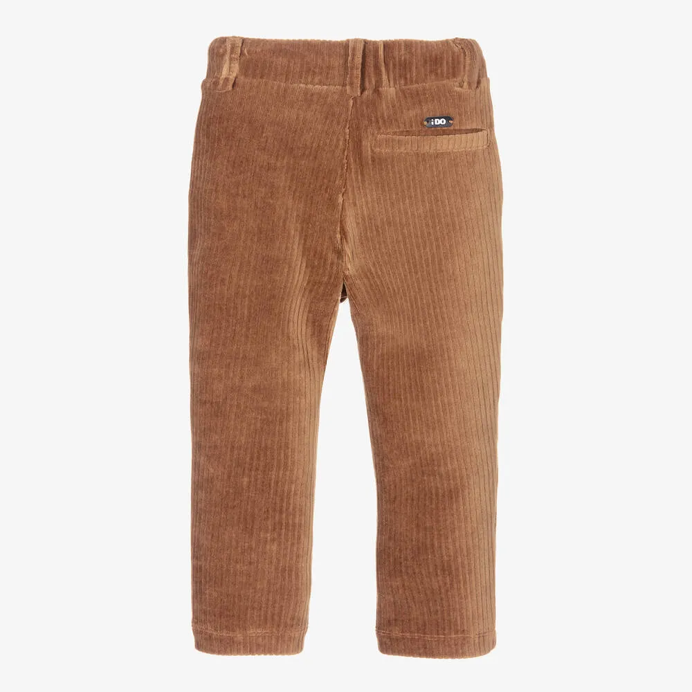 Boys Brown Corduroy Trousers