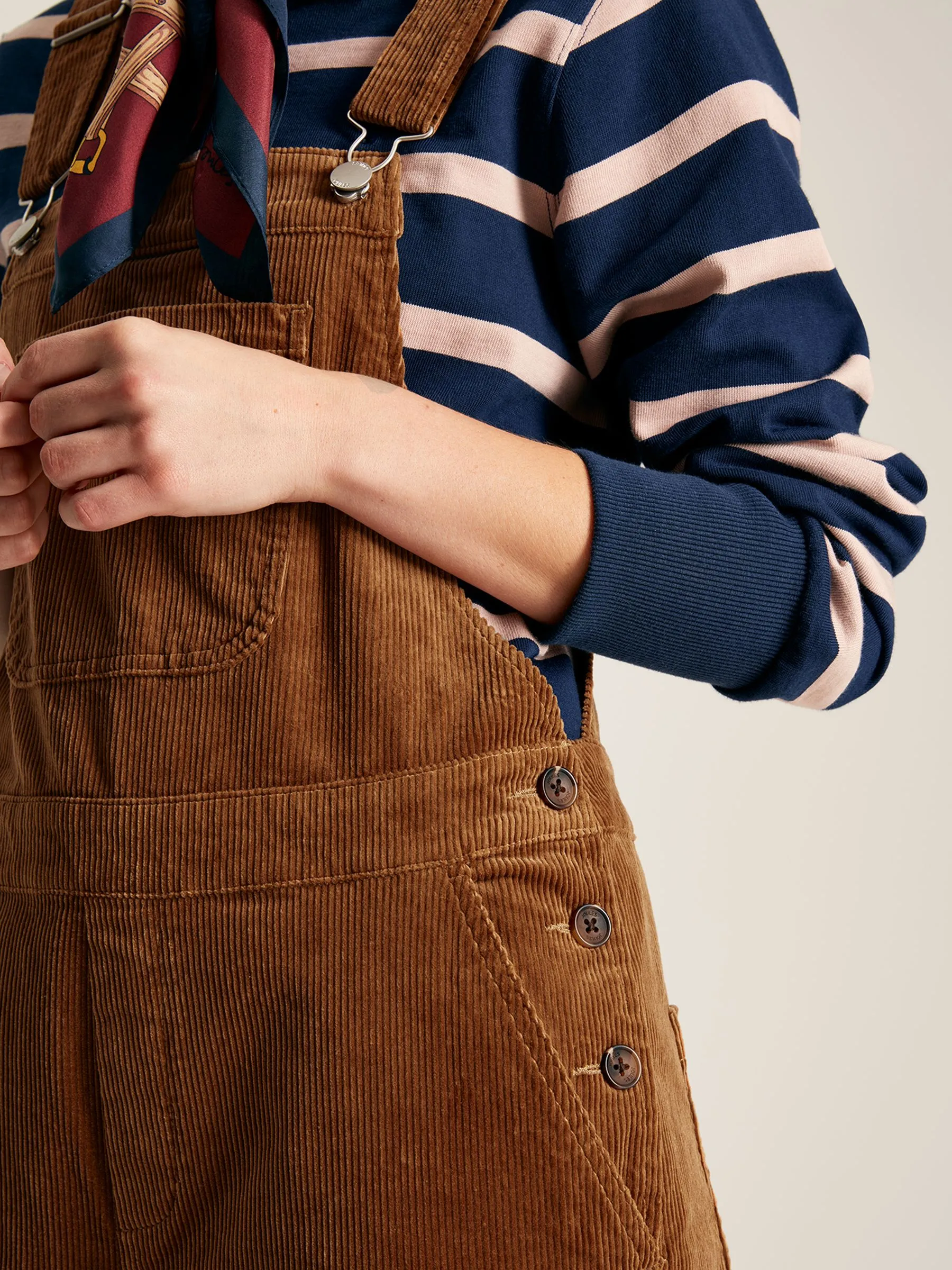 Brown Cord Dungarees