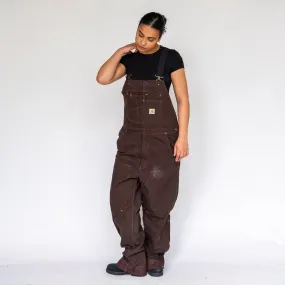 Brown y2ks Carhartt Deadstock Denim Baggy Dungarees (M)