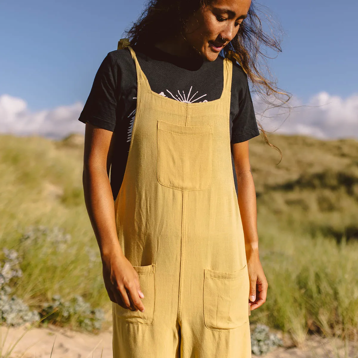 Carefree Dungarees - Jojoba