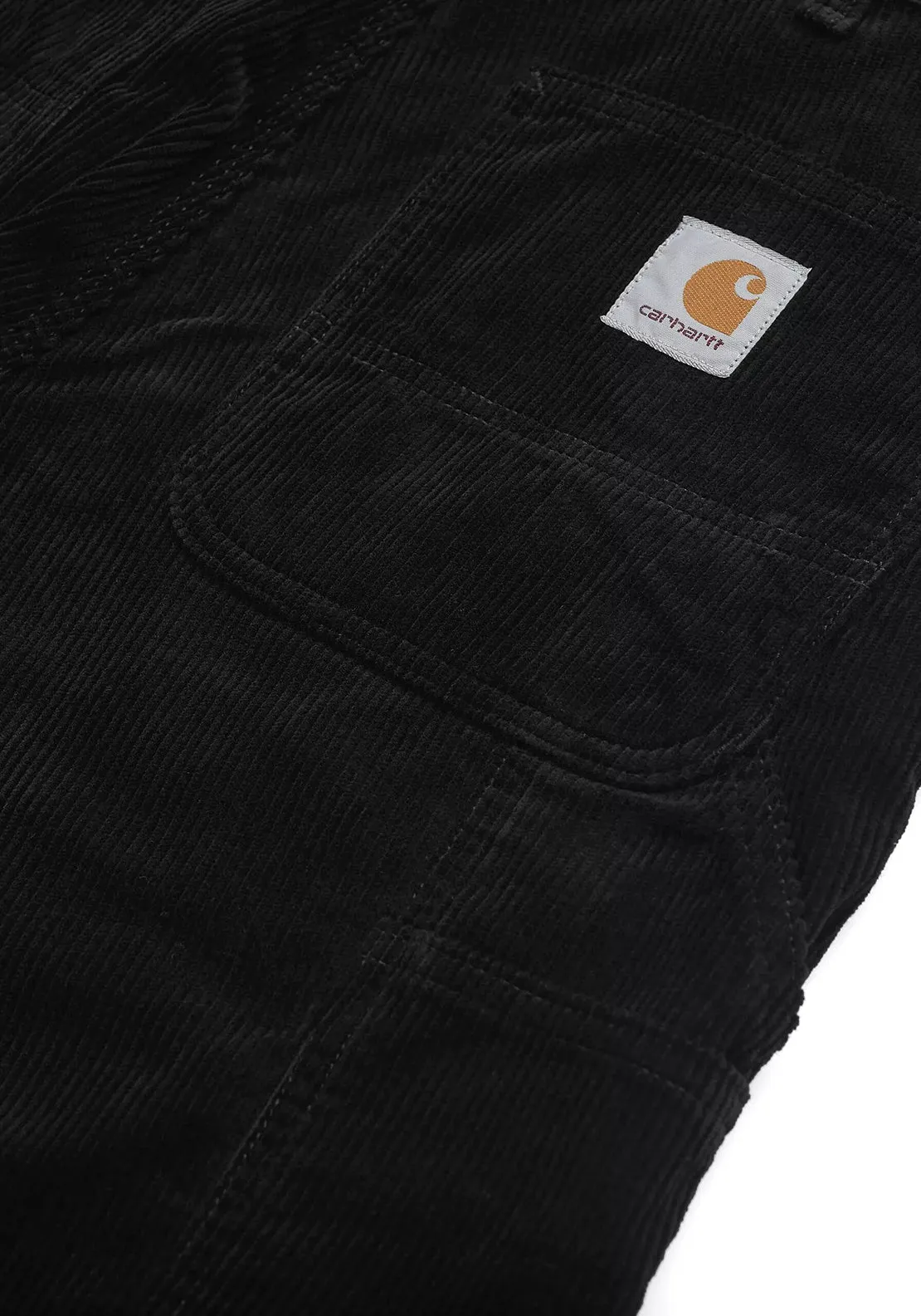 Carhartt WIP Corduroy Single Knee Work Trousers, Black