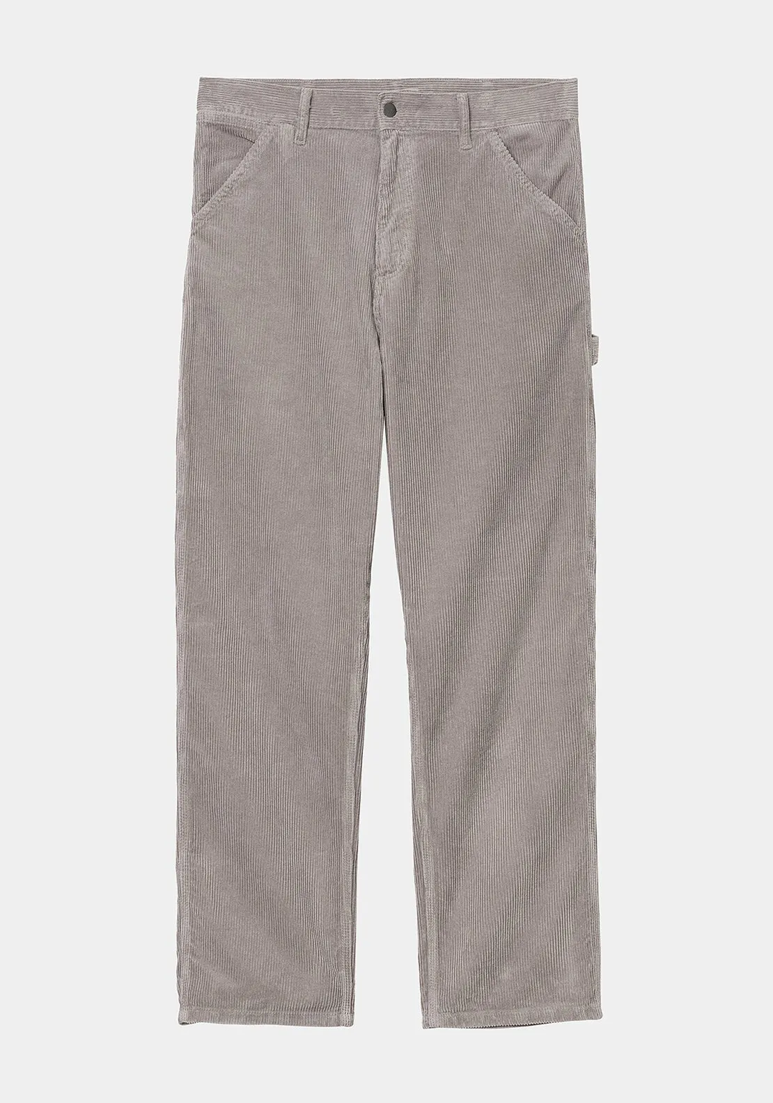 Carhartt WIP Corduroy Single Knee Work Trousers, Misty Grey