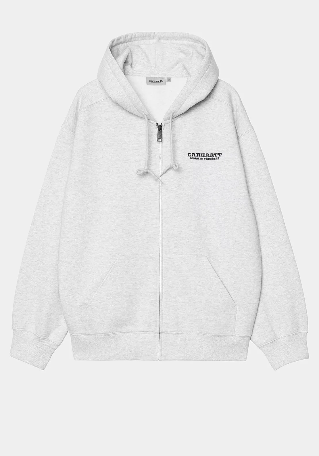 Carhartt WIP Runway Full Zip Back Graphic Hoodie, Ash Heather