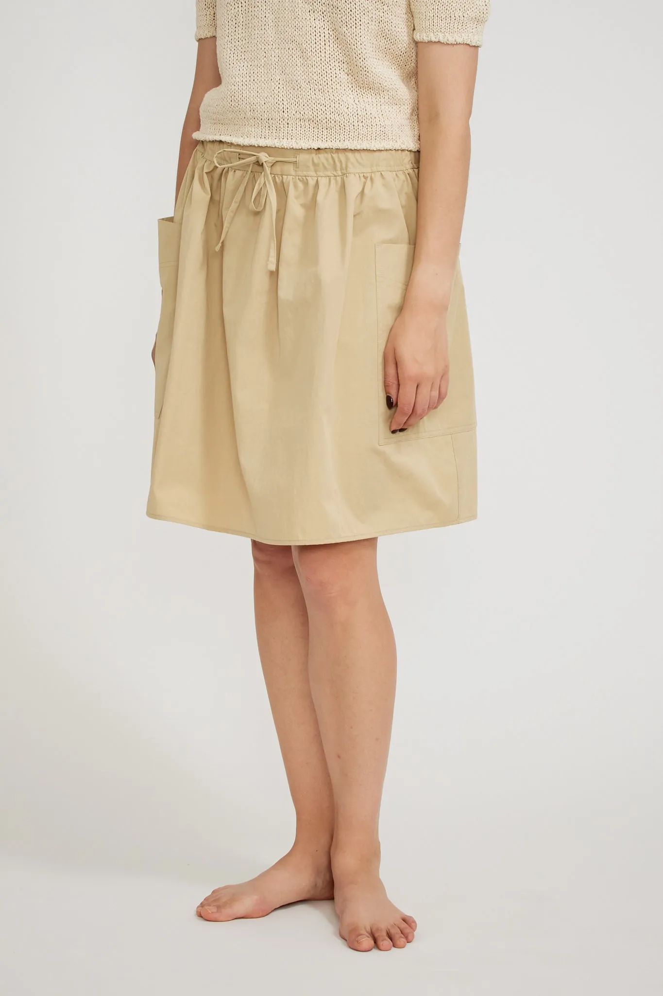 Casali Flared Skirt Beige