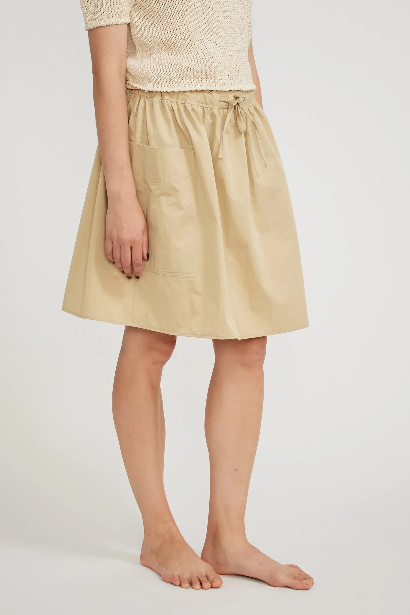 Casali Flared Skirt Beige