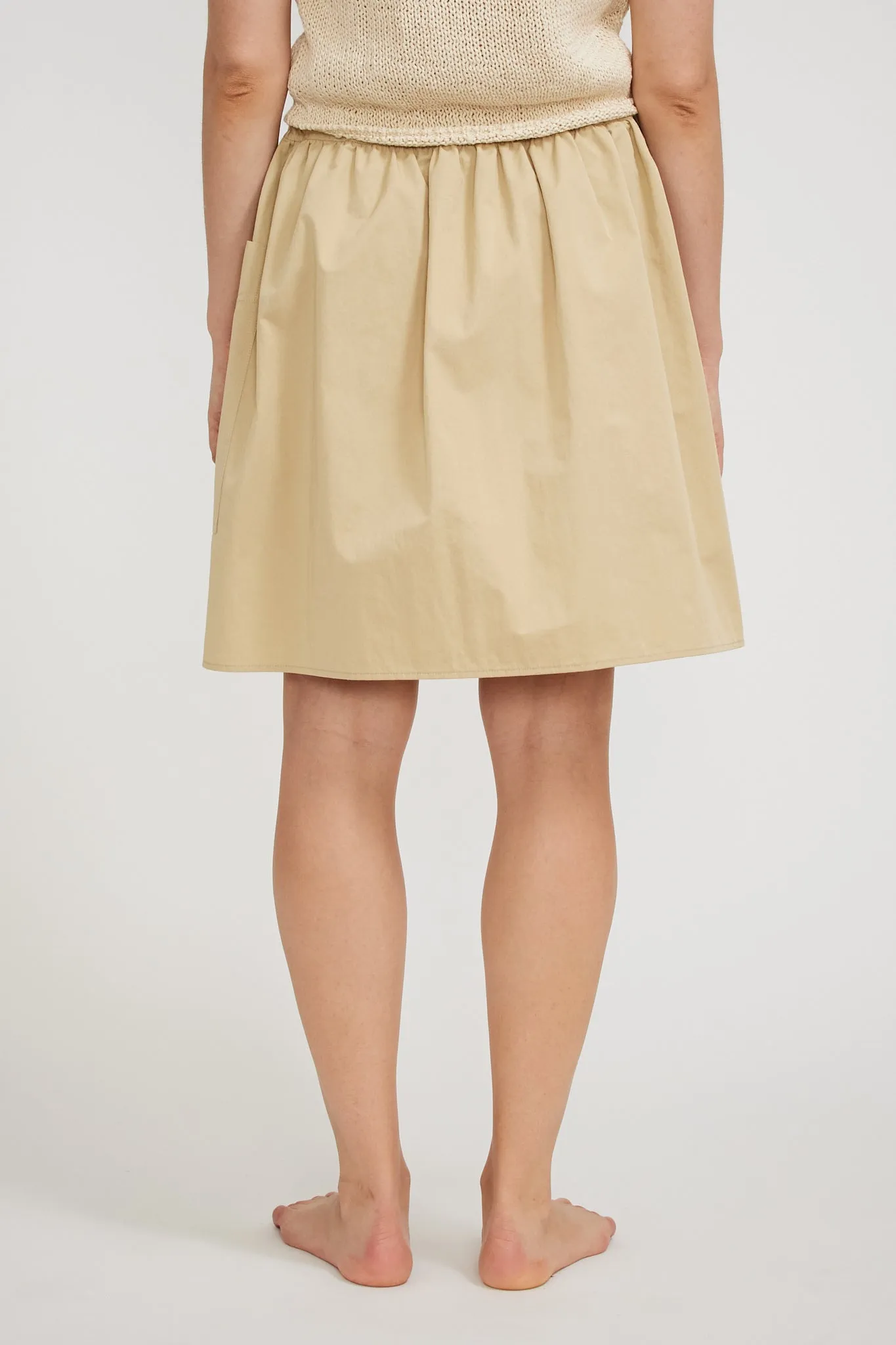 Casali Flared Skirt Beige