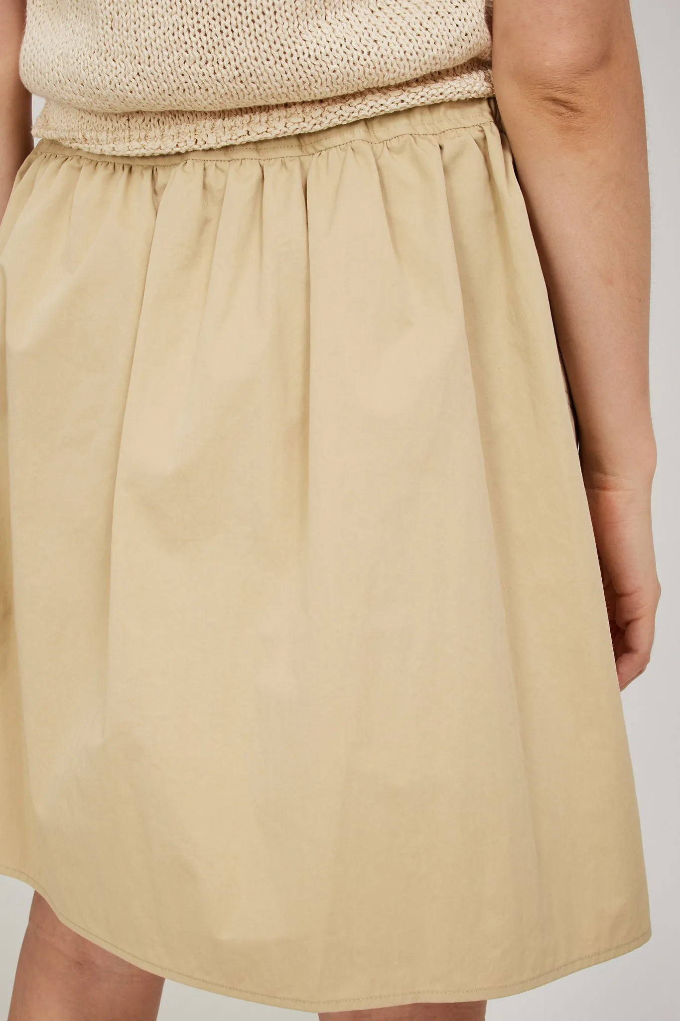 Casali Flared Skirt Beige