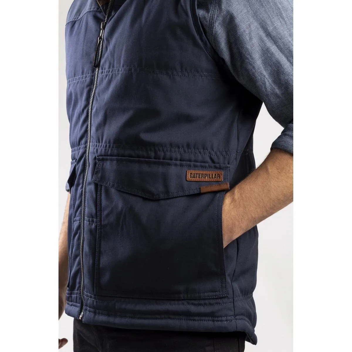 Caterpillar AG Vest Zip Up Eclipse