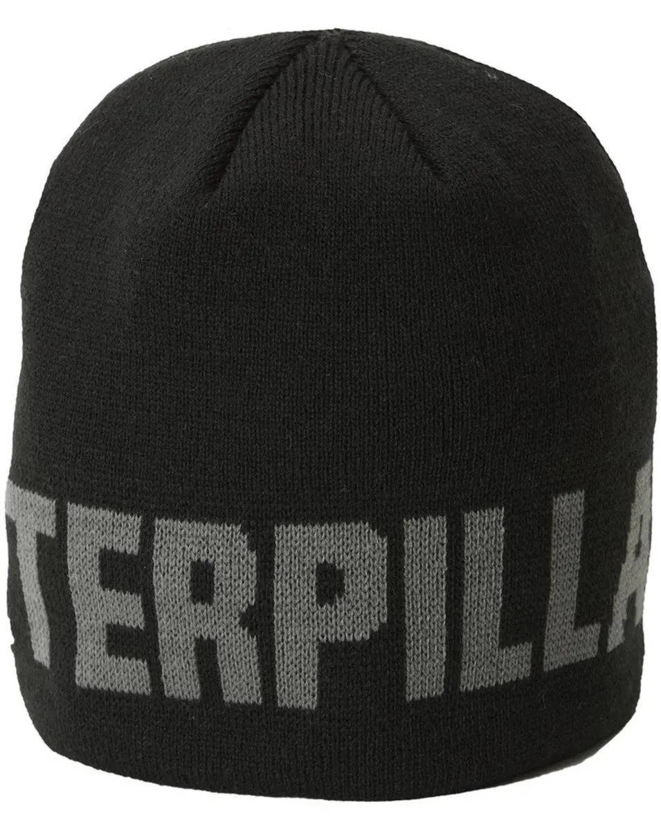 Caterpillar Branded Beanie Cap Black