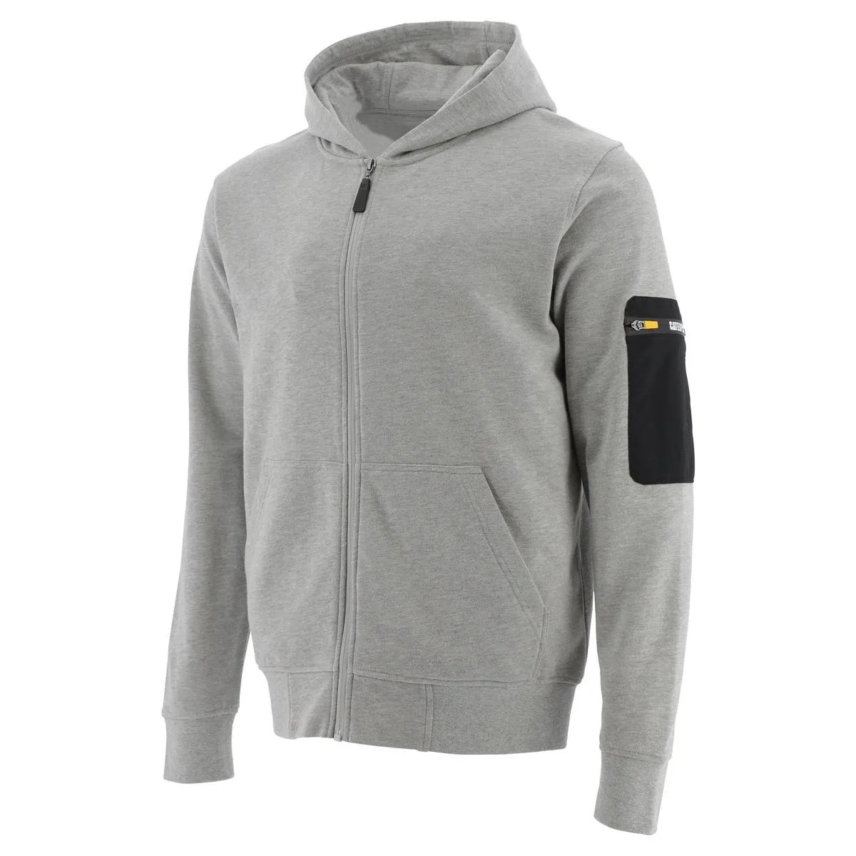 Caterpillar Loopback Full Zip Hoodie Grey