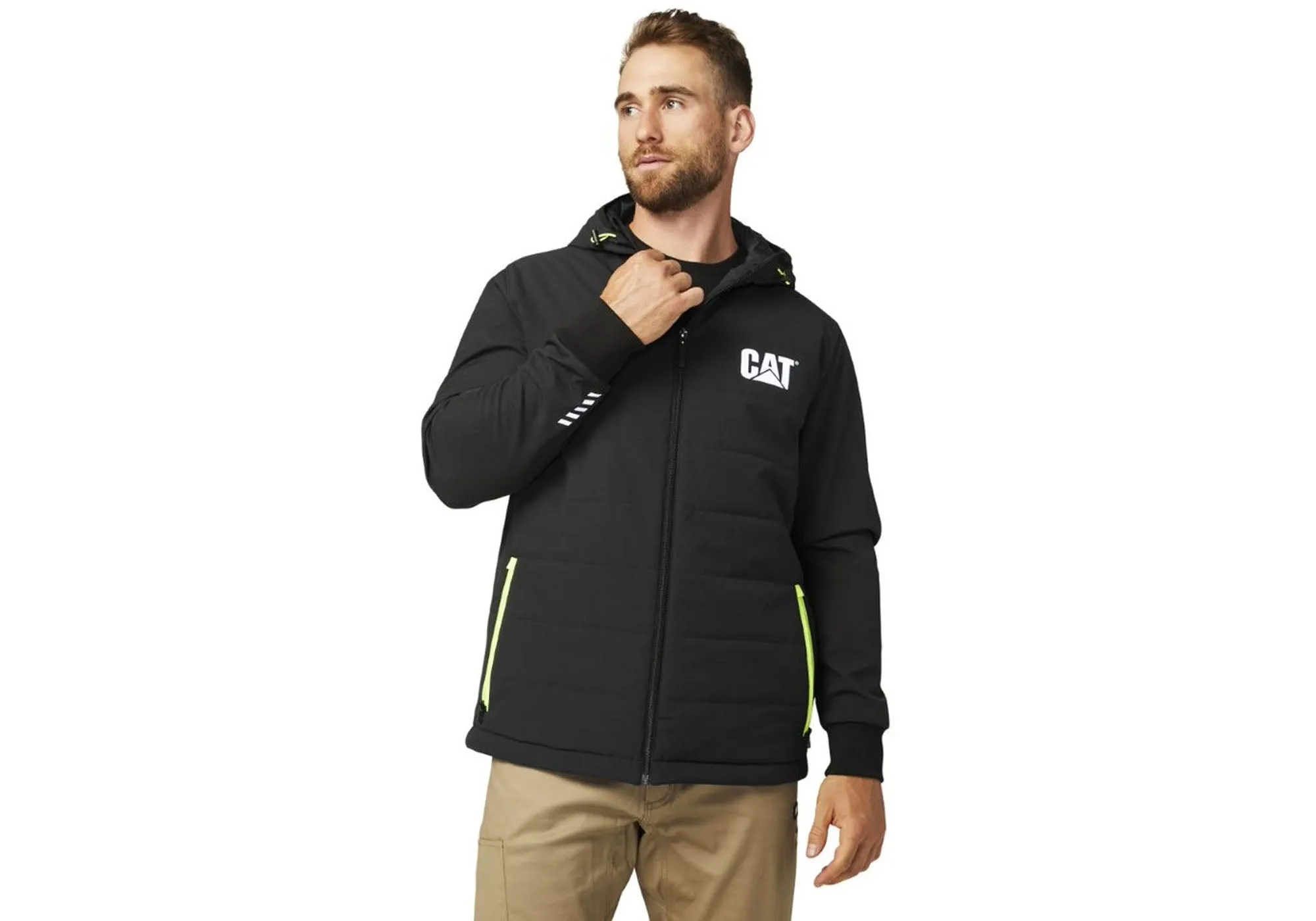 Caterpillar Mens Comfortable Tech Hybrid Jacket