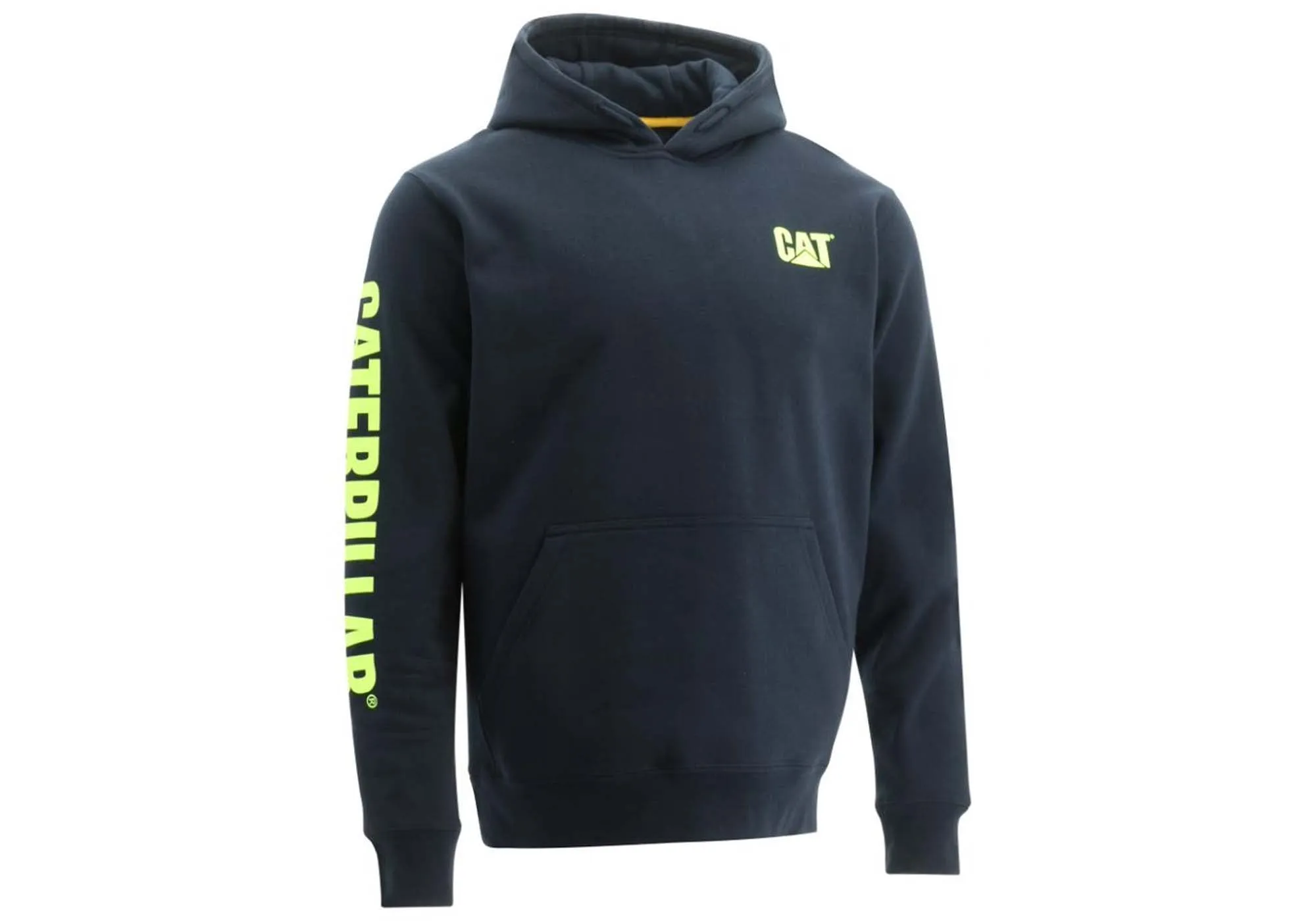 Caterpillar Mens Trademark Banner Hooded Sweat